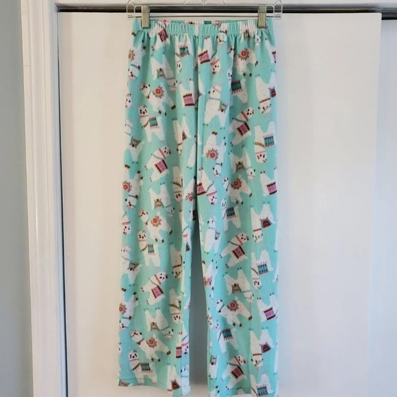 Children’s Place Girls Fleece Pajama Pants Llama Print size XL 14 - Picture 2 of 7